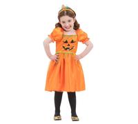 Costume De Citrouille Filles Halloween Tenue Fantaisie Mignonne Pour Enfants