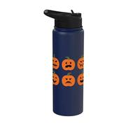 Costume de citrouille I Monster Ghost Halloween Party Stainless Steel Insulated Water Bottle