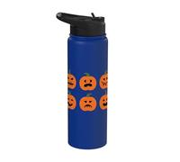 Costume de citrouille I Monster Ghost Halloween Party Stainless Steel Insulated Water Bottle