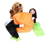 Costume de Citrouille pour Chien 3D Costumes de Chien drôles pour Chats Tenue d'halloween Robes pour Petits Chats Parfaitement adaptées pour Les fêtes à thème d'halloween et de (XXL)
