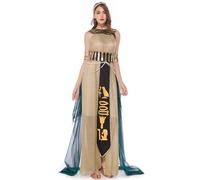 Costume de Cléopâtre avec et Coiffe et Robe Égyptienne pour Halloween