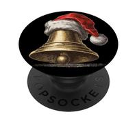 Costume de Cloche de la liberté avec Chapeau de Père Noël PopSockets PopGrip Adhésif