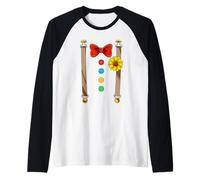 Costume de Clown Amusant pour Un Clown Amusant garçons Manche Raglan
