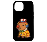 Costume de clown Capybara amusant pour les amoureux des animaux Coque pour iPhone 15
