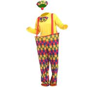 Costume De Clown De Grande Taille pour Les Fêtes, Costume De Clown Arc-en-Ciel pour Adulte, Costume De Spectacle De Danse, Tenue De Déguisement