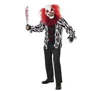 Costume De Clown Dément Pour Adulte