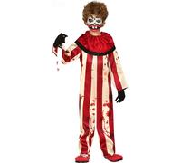 Costume de clown d'horreur pour garçon, taille:110/116