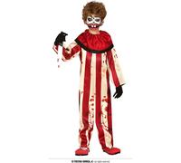 Costume de clown d'horreur pour garçon, taille:140/146