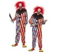 Costume De Clown Effrayant Pour Adultes Halloween