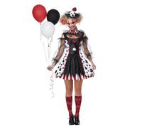 Costume de clown effrayant pour femme