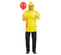 Costume De Clown Georgie IT Chapitre 2 Imperméable Jaune Pour Adultes
