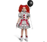 Costume de clown maléfique fille taille M M
