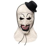 Costume de clown terrifiant, chapeau en latex, masque d'horreur pour Halloween, carnaval, clown