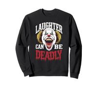 Costume de Clown Terrifiant pour Tueur de Visage d'horreur Sweatshirt