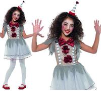 Costume De Clown Vintage Pour Enfant Pour Halloween Fille Par Smiffys