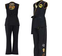 Costume de Cob-ra Kai pour femme - T-shirt avec bandeau - Costume de cosplay - Karaté Gi - No Mercy - Homme