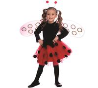 Costume De Coccinelle Pour Filles - Ensemble De Déguisement Pour Enfants