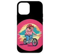 Costume de cochon amusant à vélo pour garçons et filles Coque pour iPhone 12 mini