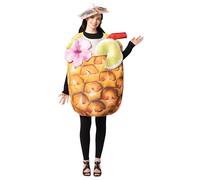 Costume de cocktail Ananas Pina Colada Rhum Tropical Coquito Margarita Déguisement Cosplay Party Costumes Adulte Taille Unique