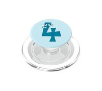 Costume de comptage mathématique numéro Quatre PopSockets PopGrip pour MagSafe