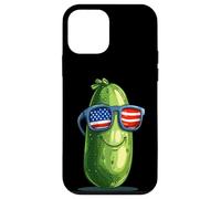 Costume de cornichon Heureux avec Lunettes de Soleil du 4 Juillet Coque pour iPhone 12 Mini