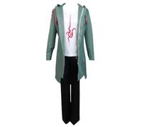 Costume De Cosplay Anime Pour Uniformes De Nagito Komaeda Tenue De Cape Verte Ensemble Complet Halloween (Vert,M)
