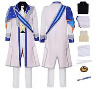 Costume de cosplay de scène coloré Tsukasa Tenma Project Sekai pour homme, personnage de jeu Mizuki Akiyama, veste bleue, uniforme, chemise pour adulte, ensemble complet de déguisement de carnaval d