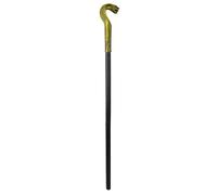 Costume de Cosplay d'halloween avec bâton de Sorcier et Serpent, Cobras, Canne, Sceptre de Pharaon pour Déguisement De Magicien d'halloween(Golden Snake Head)
