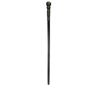 Costume de Cosplay d'halloween avec bâton de Sorcier et Serpent, Cobras, Canne, Sceptre de Pharaon pour Déguisement De Magicien d'halloween(Bronze Toe)