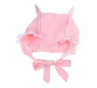 Costume de cosplay drôle avec oreilles en dentelle pour bal masqué, fête, déguisement, comédie dessinée, chapeau pour femmes, chapeau d'Halloween