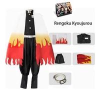 Costume de Cosplay et Calendrier Demon Slayer 2022 en français Rengoku Kyoujurou 120 cm Blanc G