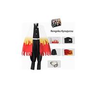 Costume de Cosplay et Calendrier Demon Slayer 2022 en français Rengoku Kyoujurou 130 cm Blanc G