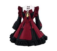 Costume de Cosplay Maid Lolita Femmes - Costume d'halloween Français Femme - Sissy - Costumes de Soubrette - Tenue Fille - Robe French Maid - Cosplay - Anime - Pas Cher