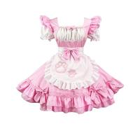 Costume de Cosplay Maid Lolita Femmes - Costume d'halloween Français Femme - Sissy - Costumes de Soubrette - Tenue Fille - Robe French Maid - Cosplay - Anime - Pas Cher