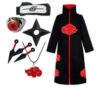 Costume de cosplay Ninja Hokage de jeu populaire en noir et blanc, avec Itachi Akira organisant la cape de quatrième génération, nouveau Black clothes