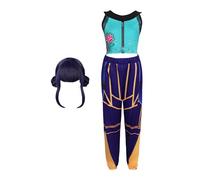 Costume De Cosplay Pour Kids,Tenues De Jeu De Rôle Pour Idol Stage, Costume De Cosplay De Chasseur De Démons, Tenues De Chasseur De Démons, Avec Cheveux, Convient Pour Halloween, Les Soirées Musicales