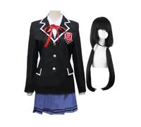 Costume de cosplay Tokisaki Kurumi Yatogami Tohka avec jupe JK pour Halloween, carnaval