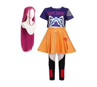 Costume De Costumade Kpo P Demon Rum,Zoa y Pour En Fants,rum I Cosplay Costume Ru M I Avec Perruque Pour Filles,Chasseurs De Démons, Cosplay, Idole De Scène, Jeu De Rôle,Tenue D'Halloween Pour Fille