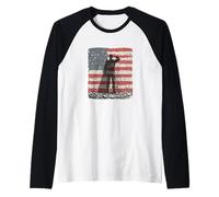 Costume de Couleurs américaines symboliques Cool pour Les Amateurs Militaires Manche Raglan