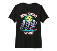 Costume de Coureur Bone Squad Spint pour Halloween, Course à Pied, Marathon T-Shirt Haut de Gamme