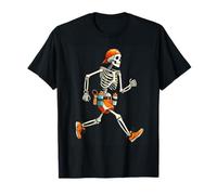 Costume de Coureur de Marathon Squelette Halloween pour Homme et garçon T-Shirt