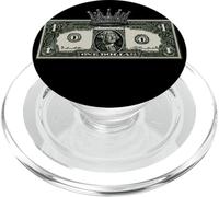 Costume de Couronne de Billet de Dollar Cool pour Les Amateurs de Cash is King PopSockets PopGrip pour MagSafe
