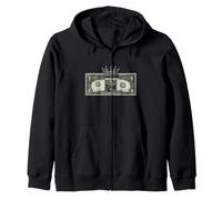 Costume de Couronne de Billet de Dollar Cool pour Les Amateurs de Cash is King Sweat à Capuche