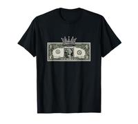 Costume de Couronne de Billet de Dollar Cool pour Les Amateurs de Cash is King T-Shirt