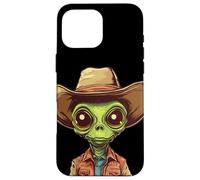 Costume de cowboy extraterrestre pour les créateurs de tendances intergalactiques Coque pour iPhone 16 Pro Max