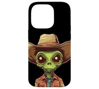 Costume de cowboy extraterrestre pour les créateurs de tendances intergalactiques Coque pour iPhone 14 Pro