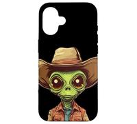 Costume de cowboy extraterrestre pour les créateurs de tendances intergalactiques Coque pour iPhone 16