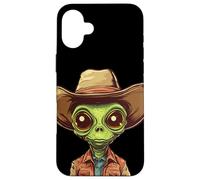 Costume de cowboy extraterrestre pour les créateurs de tendances intergalactiques Coque pour iPhone 16 Plus