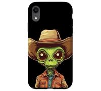 Costume de cowboy extraterrestre pour les créateurs de tendances intergalactiques Coque pour iPhone XR