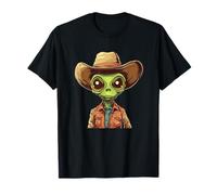 Costume de cowboy extraterrestre pour les créateurs de tendances intergalactiques T-Shirt